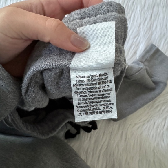 PINK Grey White Knit Sweatpant - Picture 3 of 4